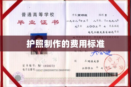 庆城护照制作的费用标准