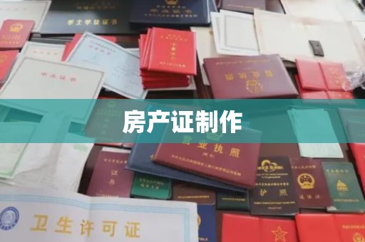 庆城房产证制作